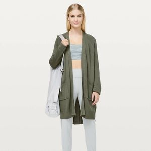 Lululemon Still At Ease Wrap Grey Sage